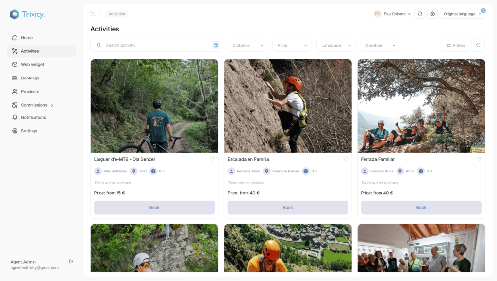 Trivity Agents Activities